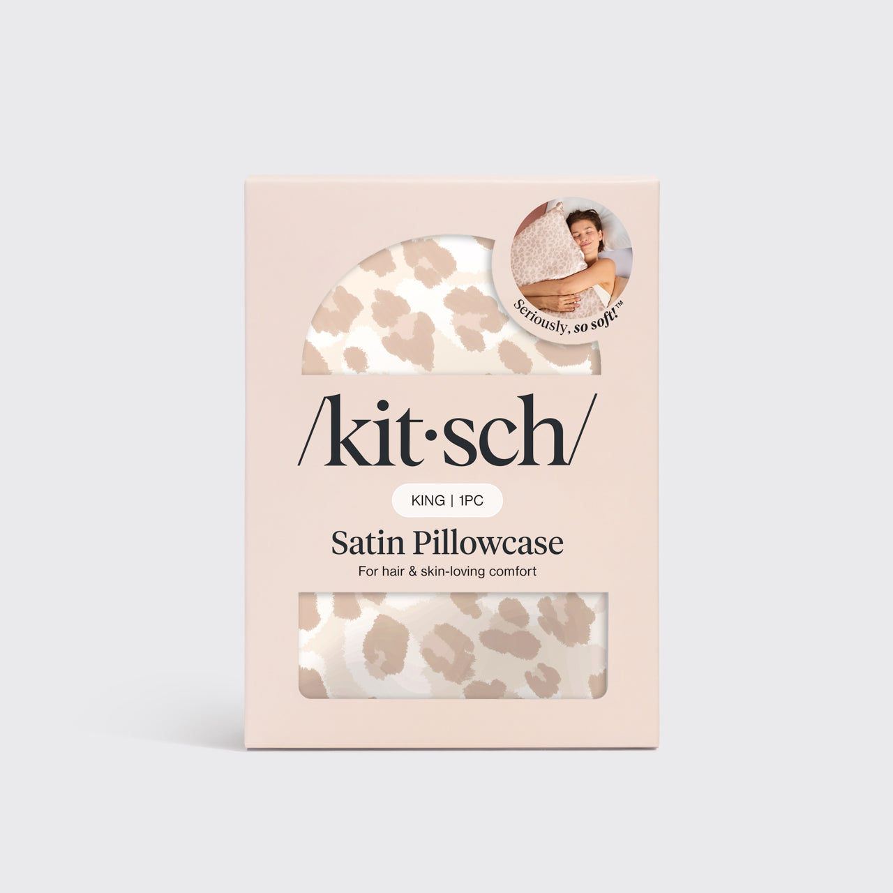 Kitsch King Satin Pillowcase | Leopard