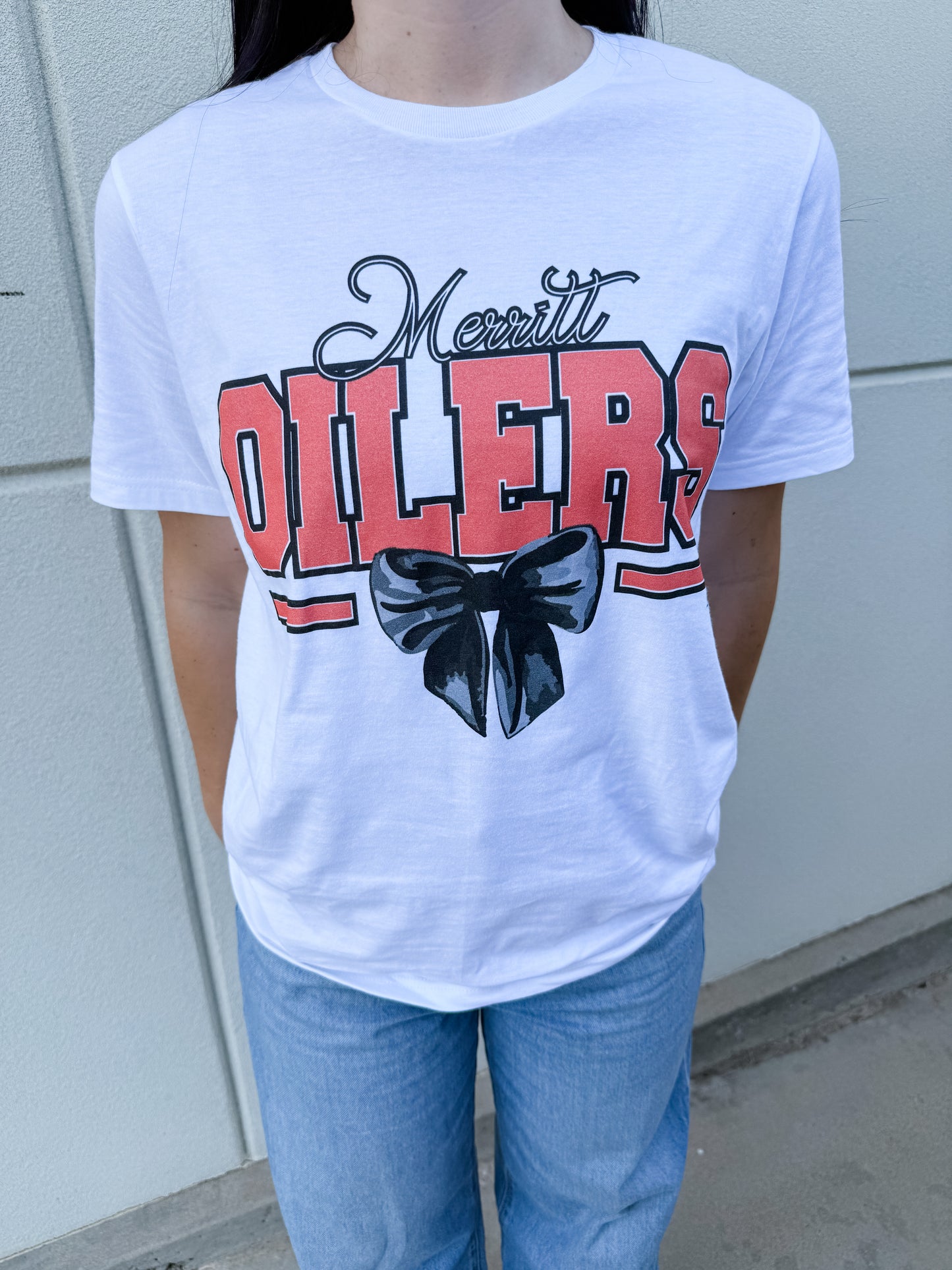 Merritt Oilers Bow Tee