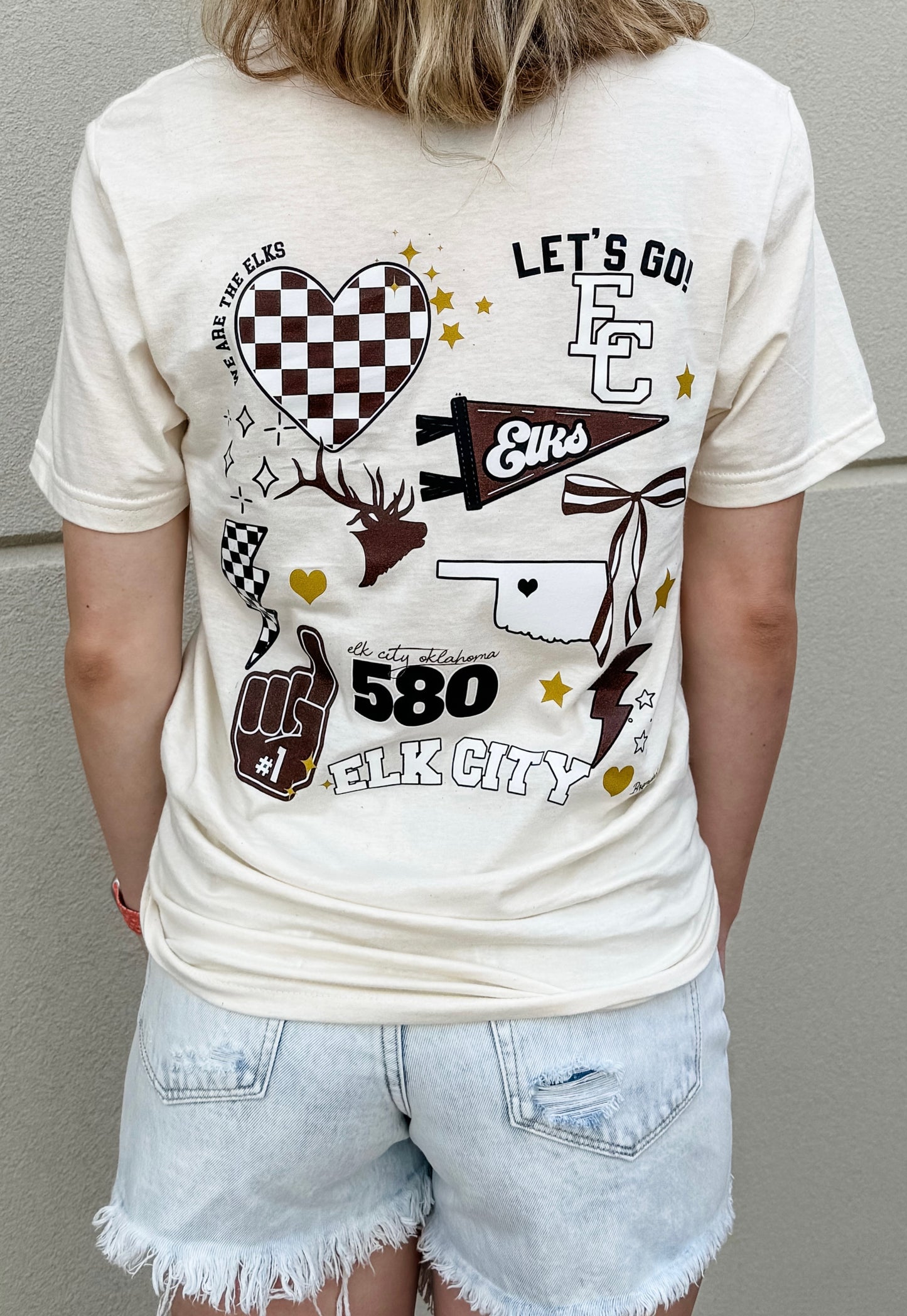Elk City Elks Collage Spirit Tee