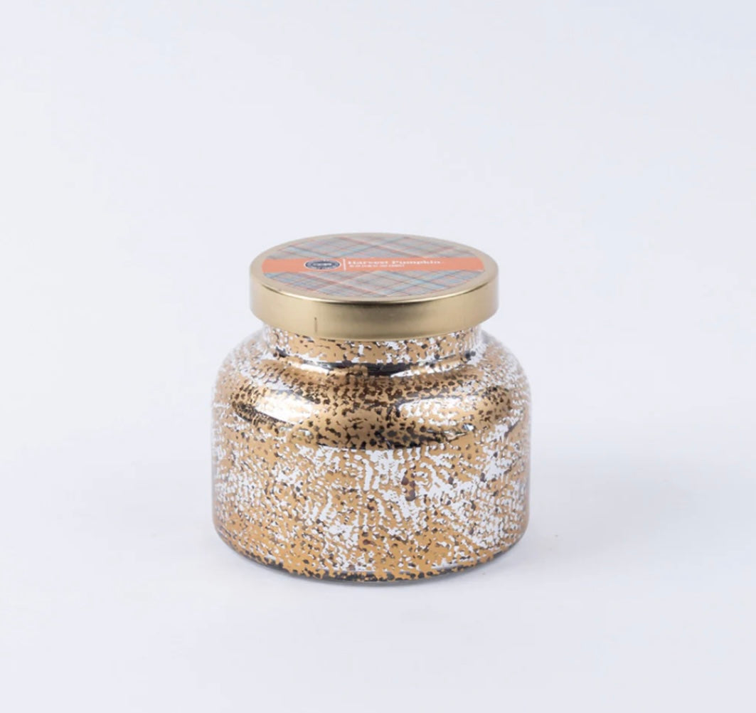 Harvest Pumpkin Holiday Mercury Jar Candle