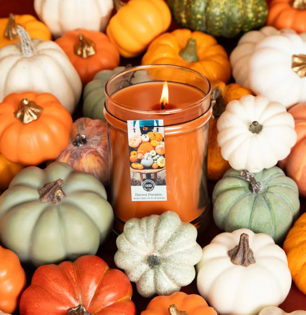 Harvest Pumpkin 18oz Large Jar Candle