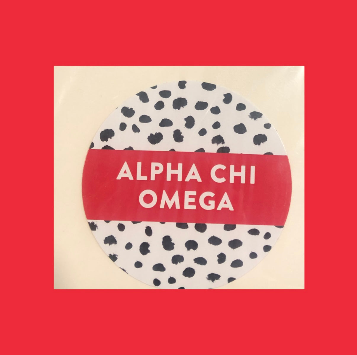 Greek Patterned Sticker