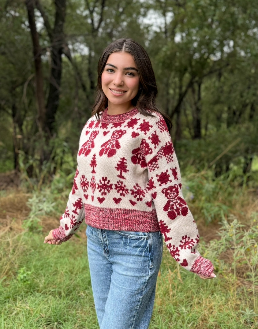 Simply Southern Felicity Bear Sweater