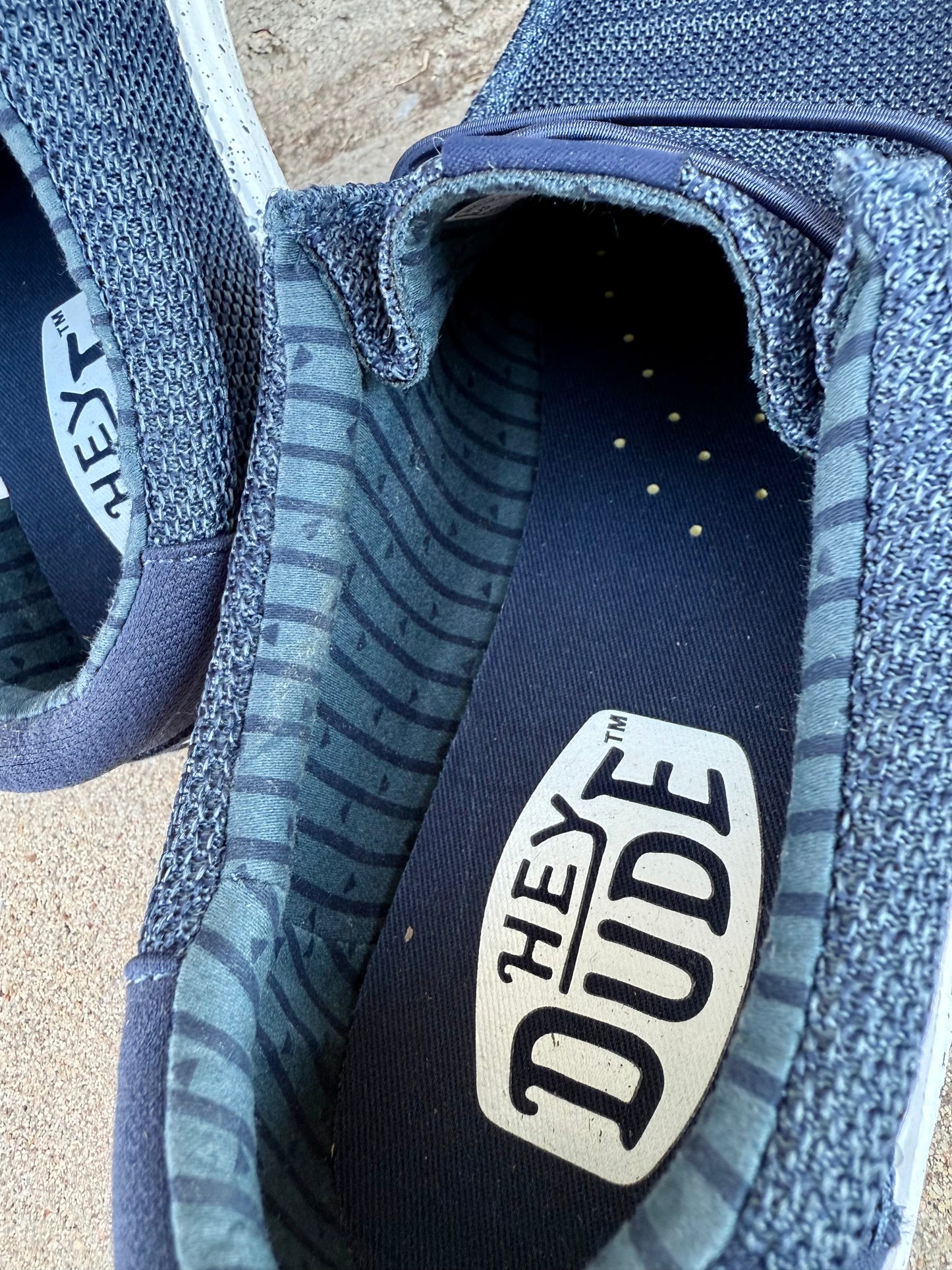 Hey Dude Men’s Wally Stretch Sox Navy