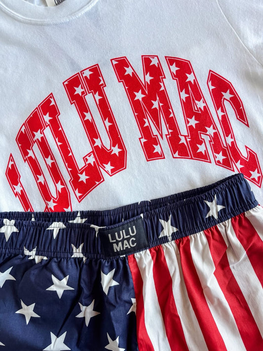 Lulu Mac Boxers | American Flag