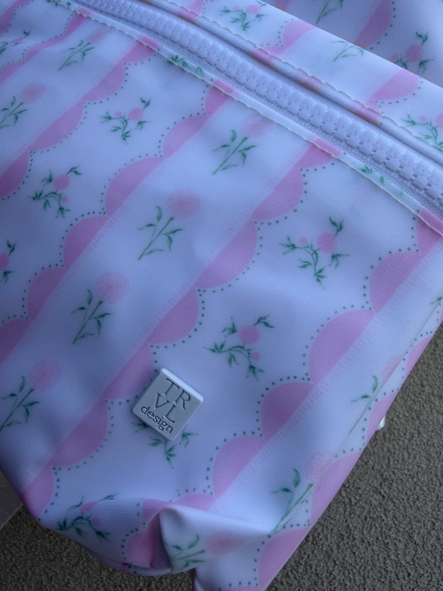 TRVL Design Mini Backer | Ribbon Floral Pink