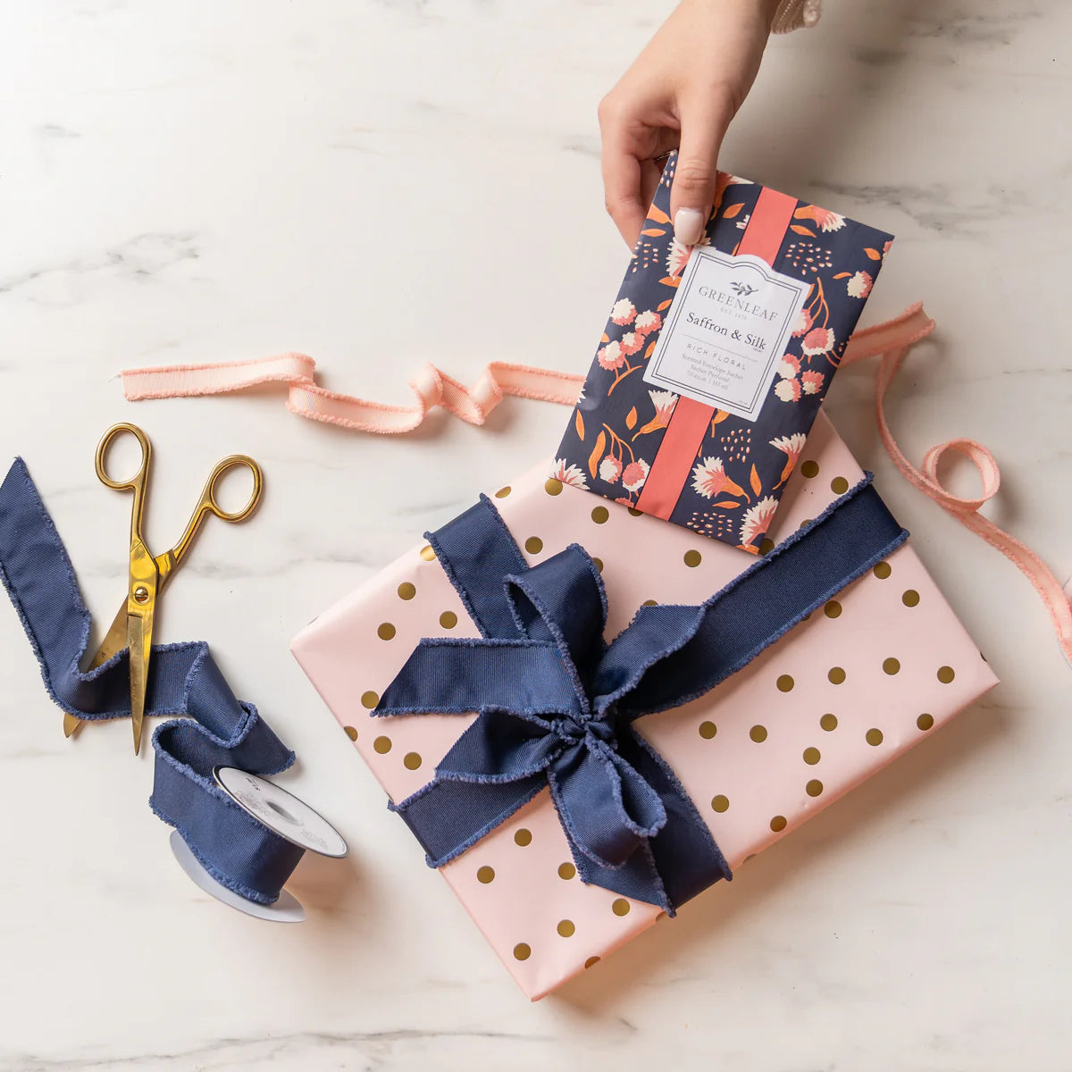 Saffron & Silk Sachet