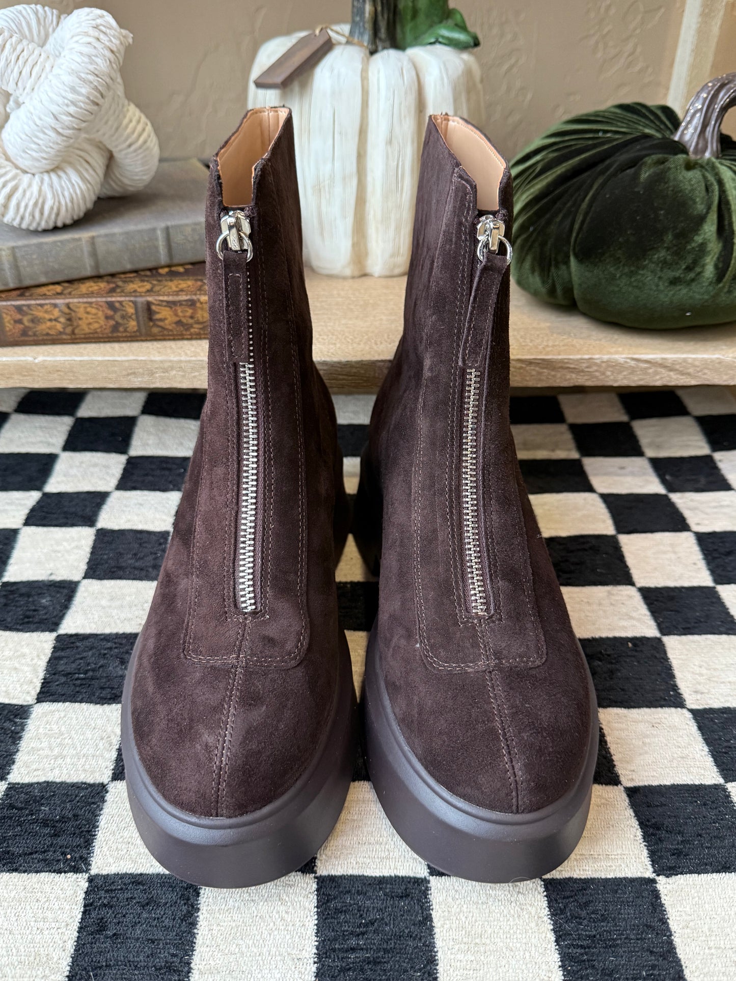 Jones Brown Suede Boot