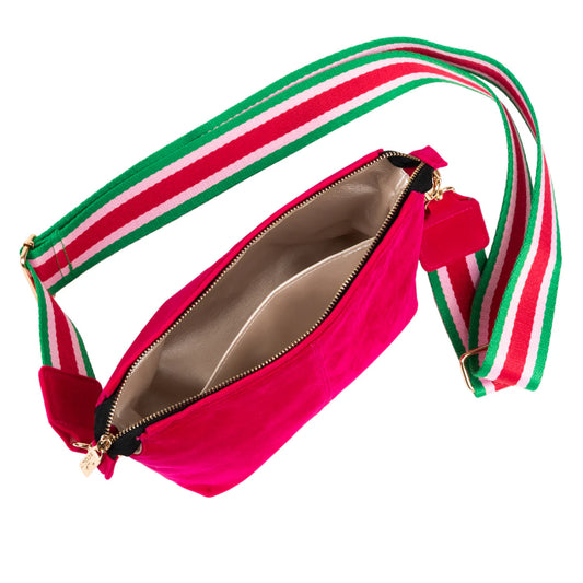 Scout Emily Crossbody Pink Velvet