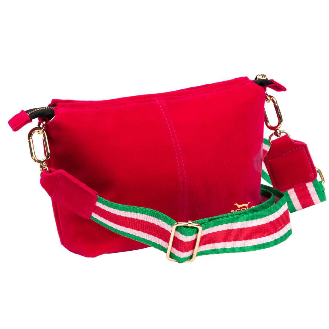 Scout Emily Crossbody Pink Velvet