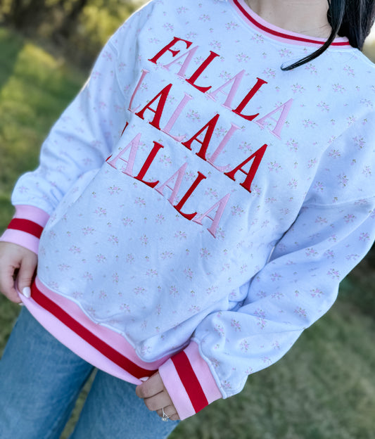 Simply Southern Fa La La Varsity Crew