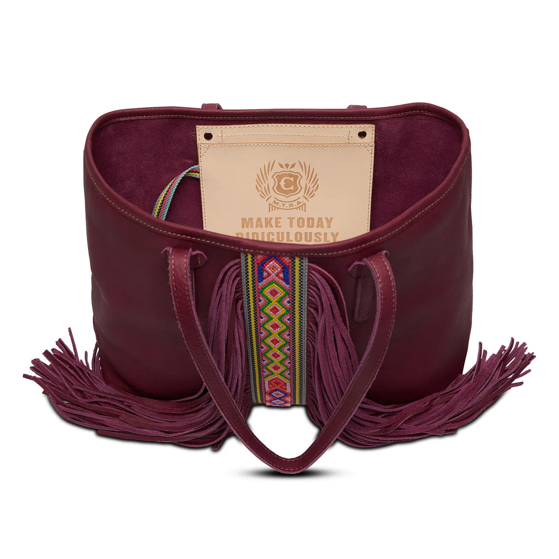 Consuela Plum Breezy Fringe
