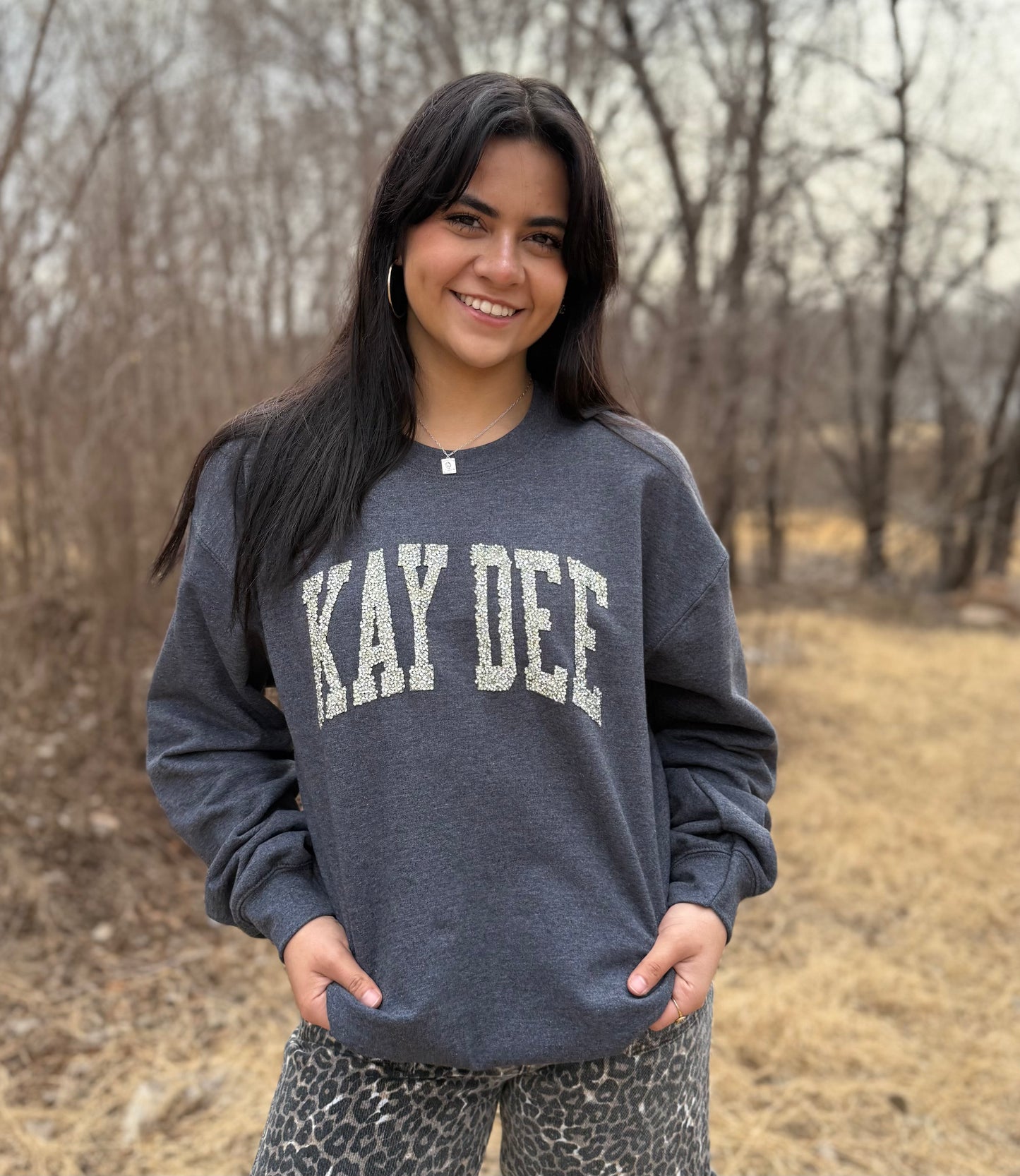 Greek Pi Phi Iced Sweatshirt
