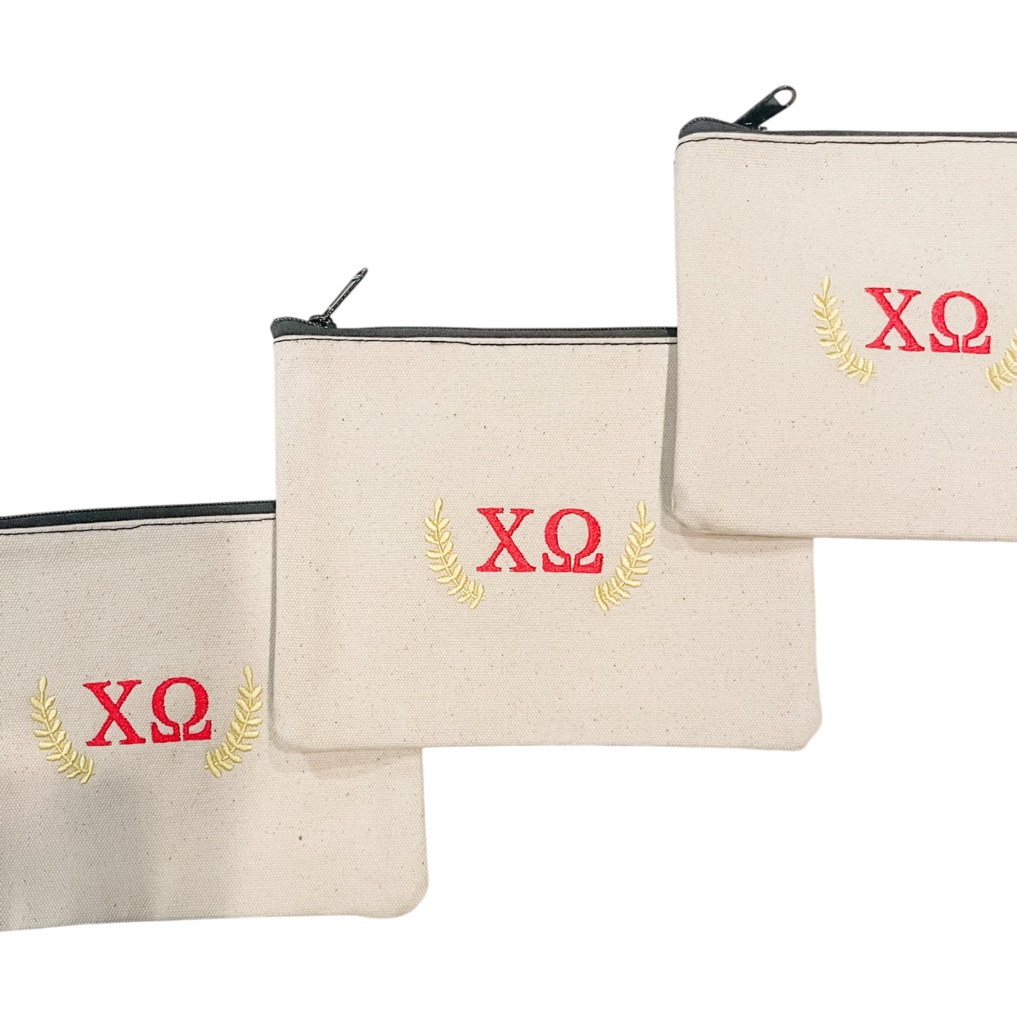 Greek Embroidered Pouch