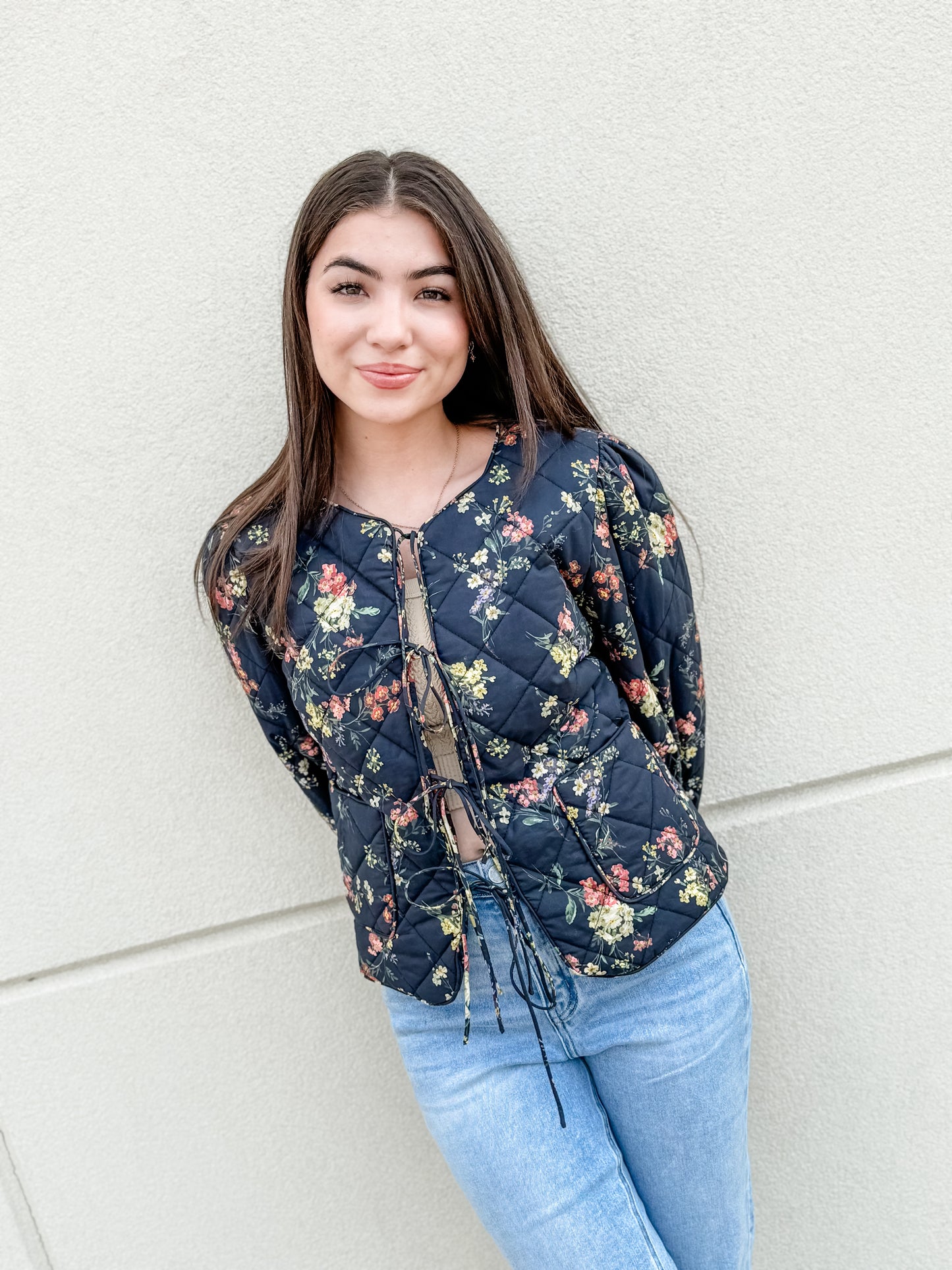 Birdsong Floral Puffer