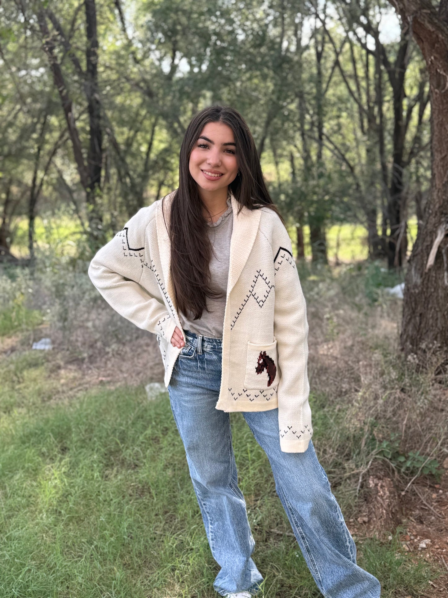 Horse Knit Cardigan