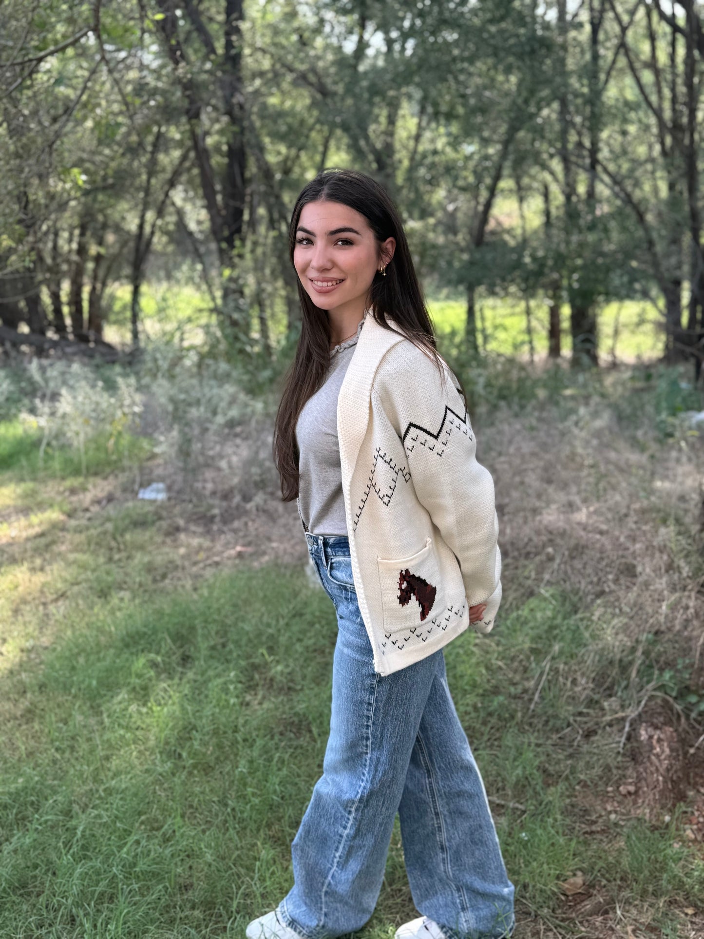 Horse Knit Cardigan