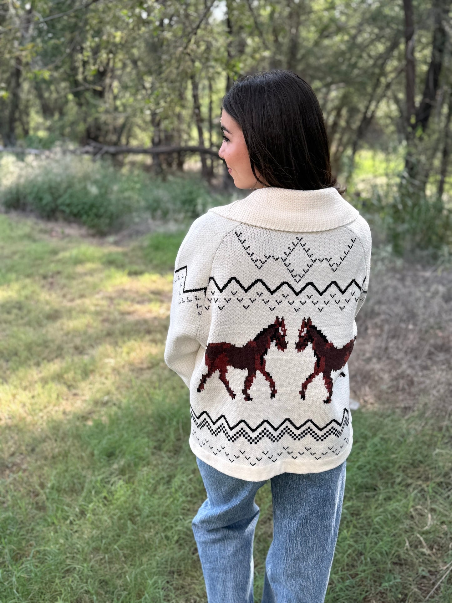 Horse Knit Cardigan