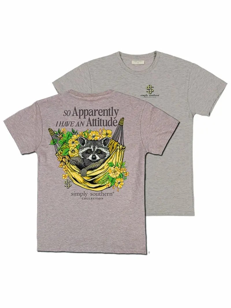 Attitude Heather Oat Tee