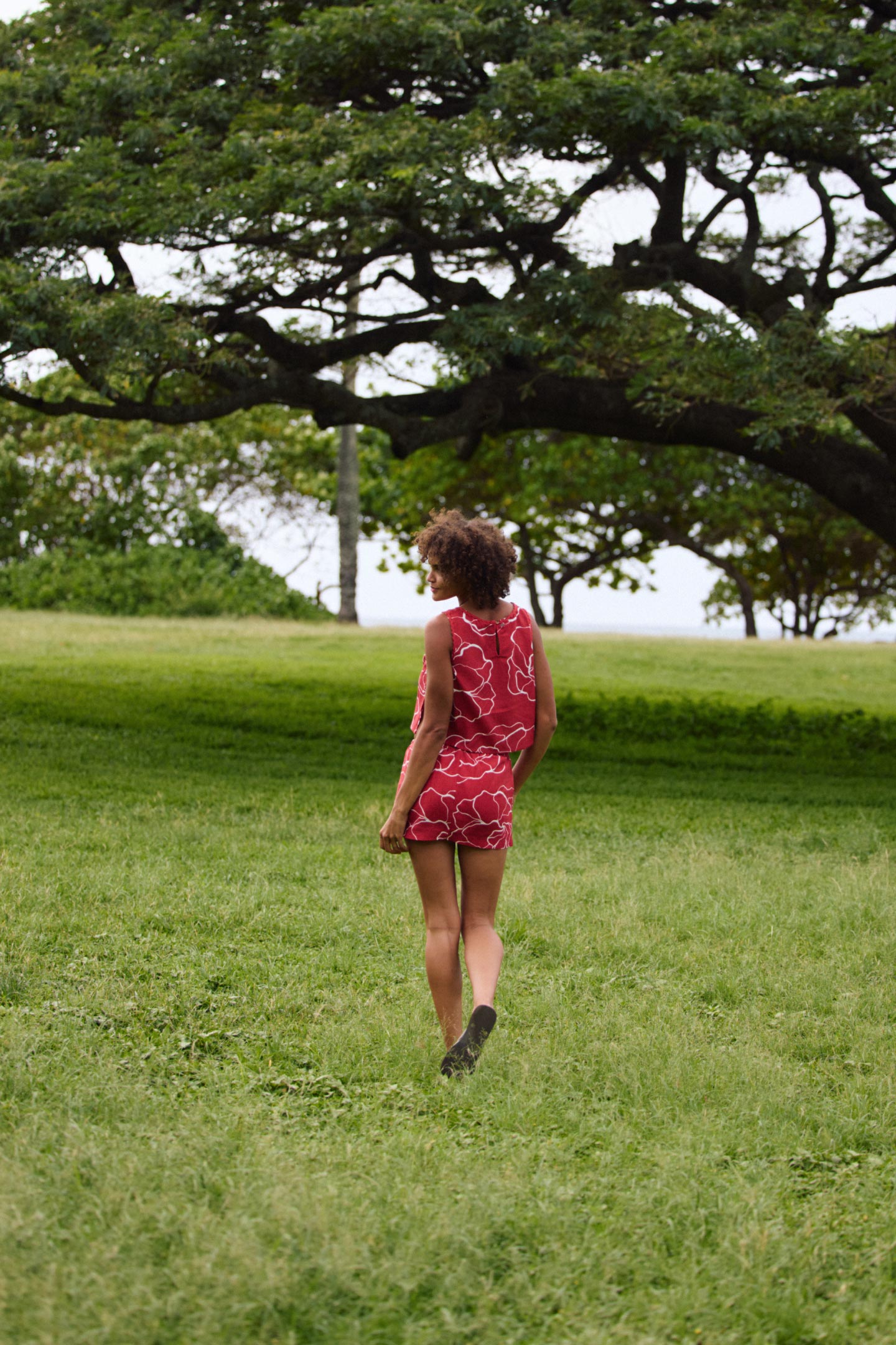 O’Neill Townes Floral Skort | Lifeguard Red