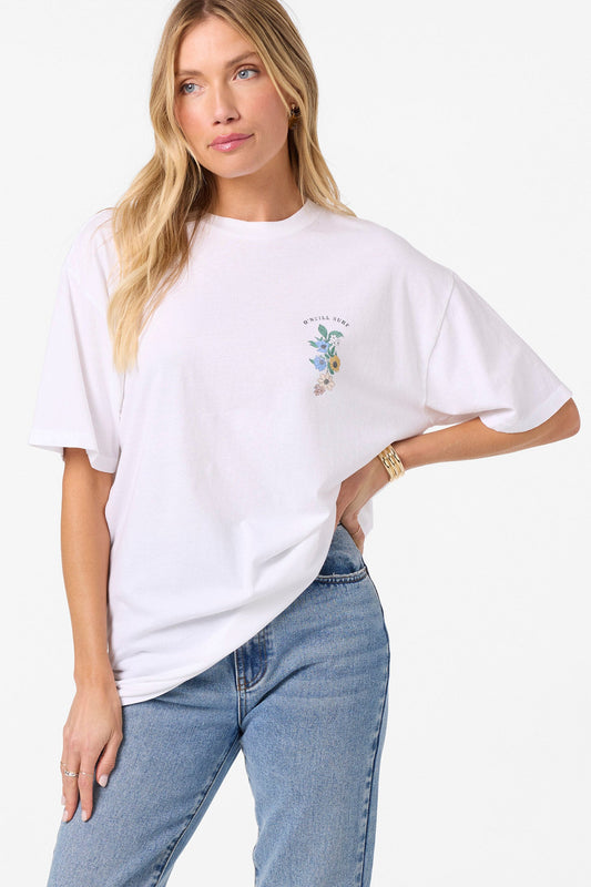 O’Neill Petal Oversized Tee | White