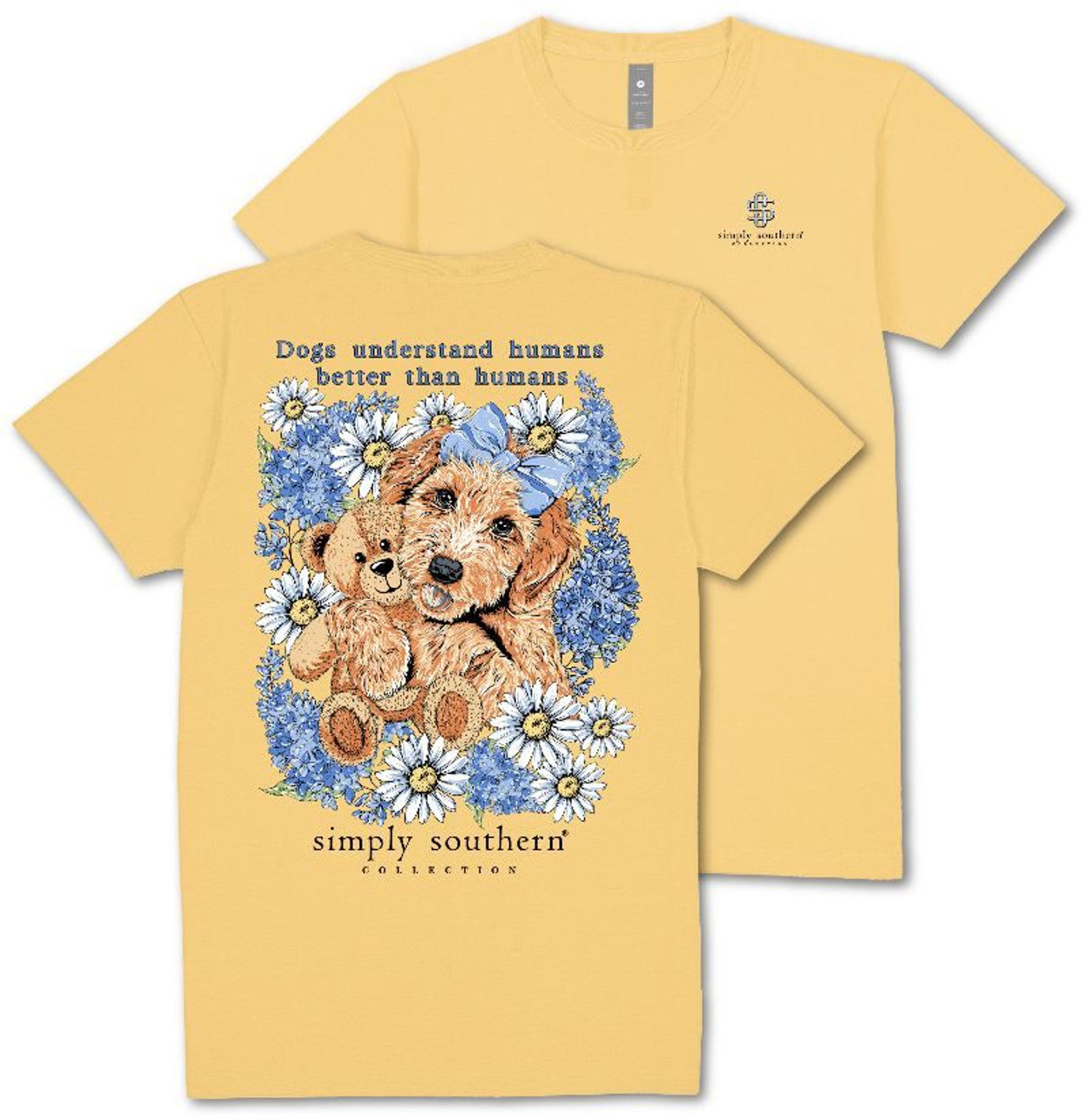 Dog with Teddy Yellow Tee