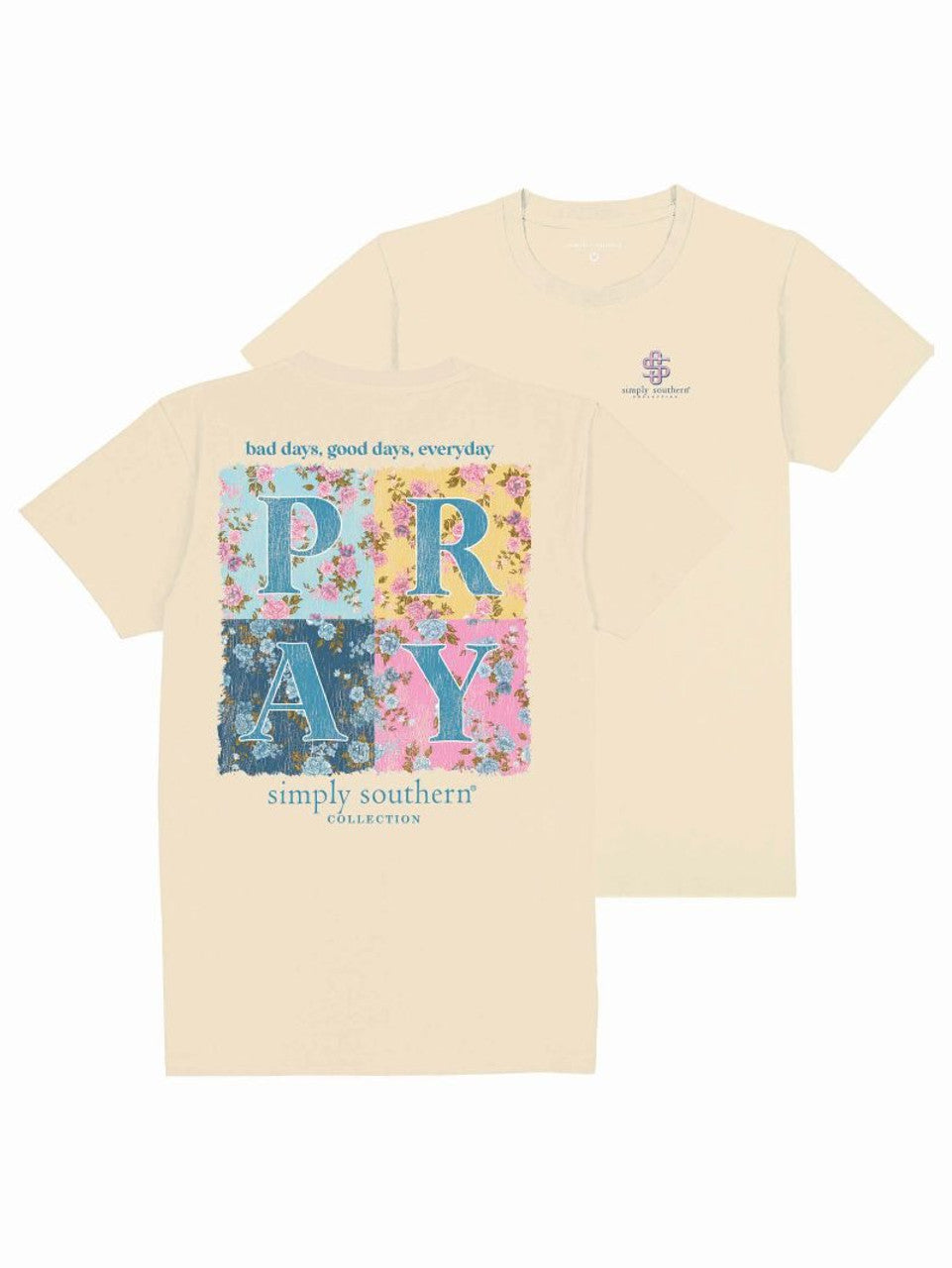 Pray Natural Tan Tee