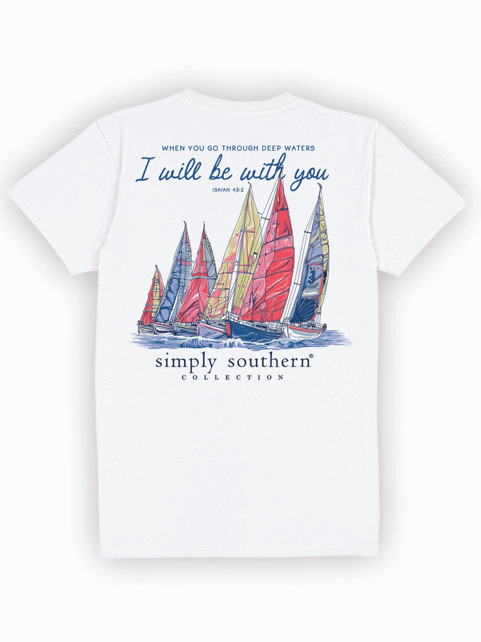 Deep Waters White Tee