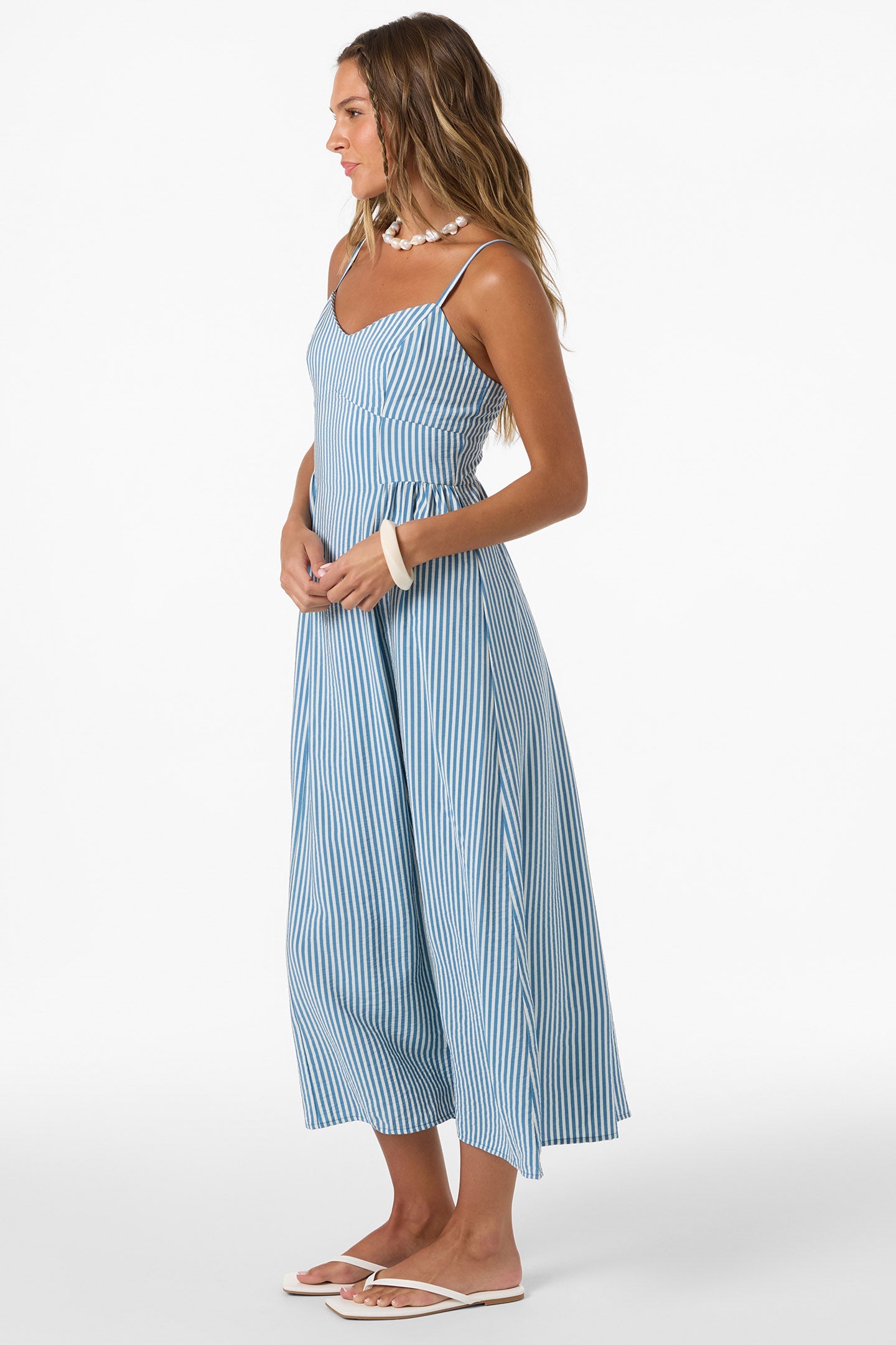 O’Neill Linden Stripe Midi Dress