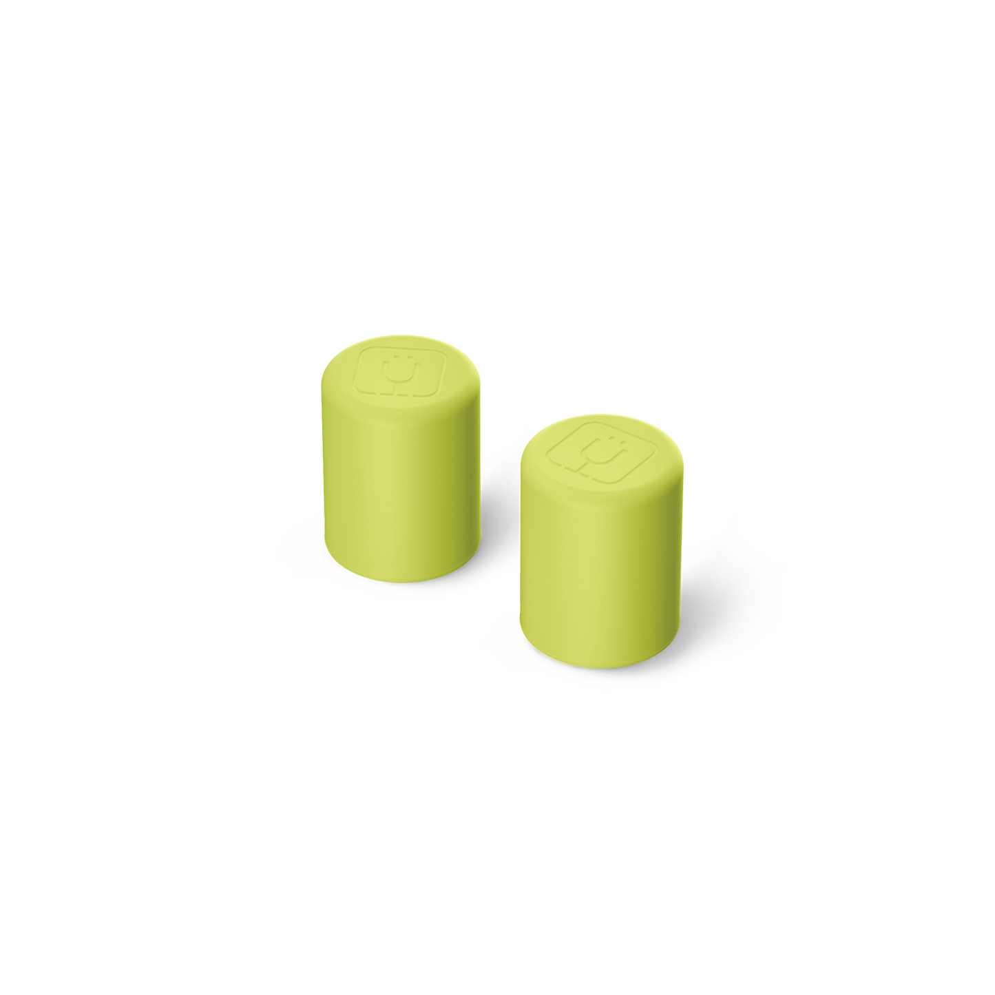 BruMate Magnetic Straw Cover, 2 Pack | Lemon Lime