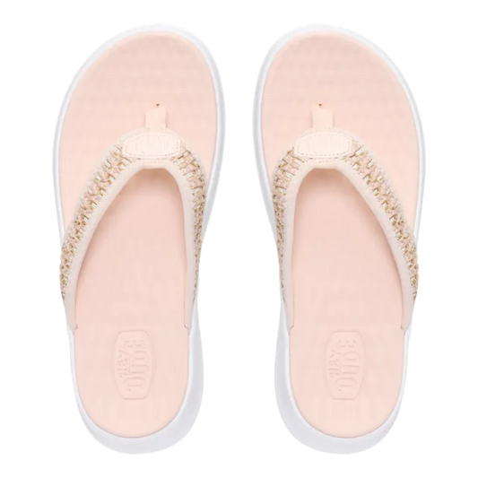 Hey Dude Tide Flip | Champagne & White