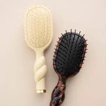 Teleties Mini Detangler Brush For Medium Hair | Tan