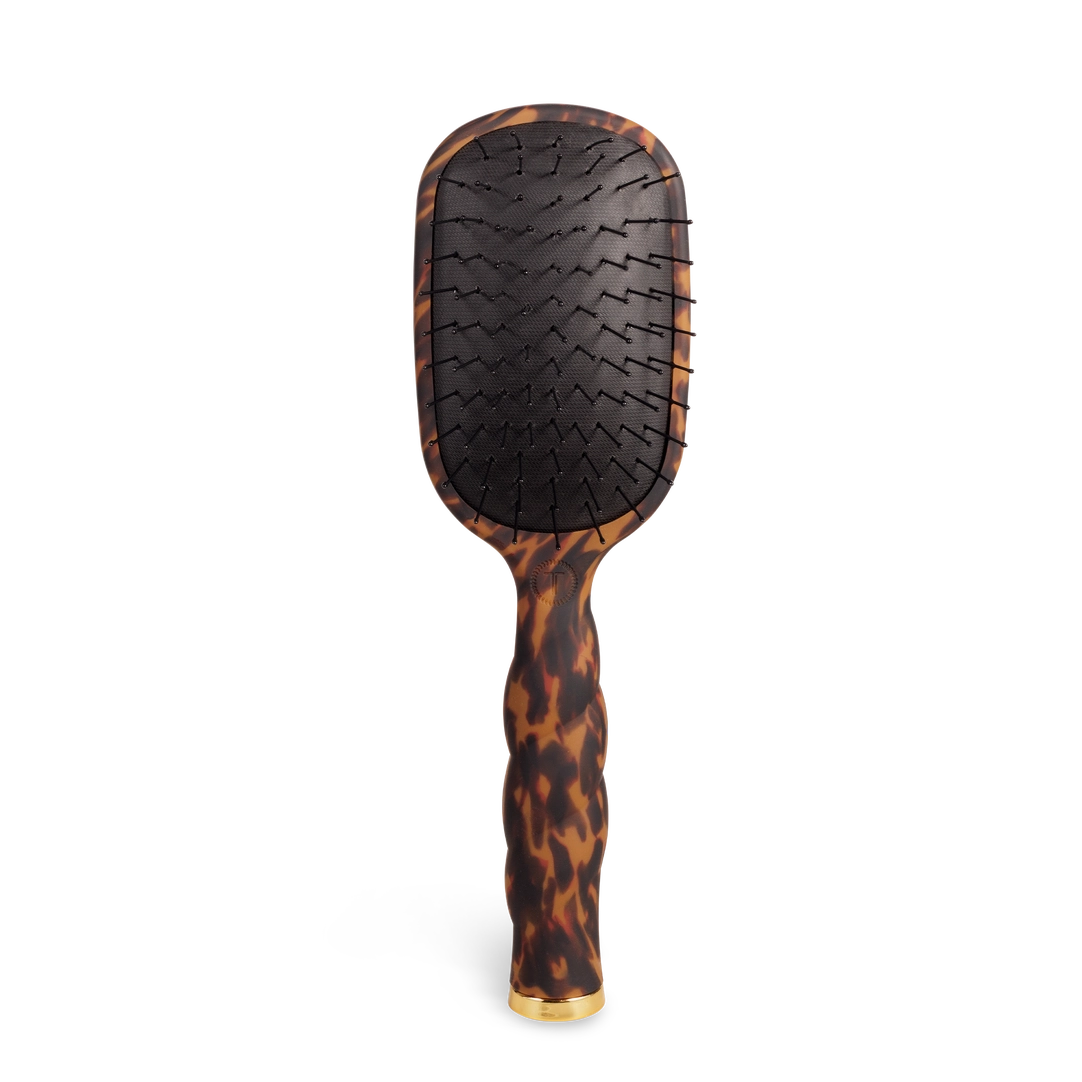 Teleties Detangler Hair Brush For Fine Hair | Tortoise