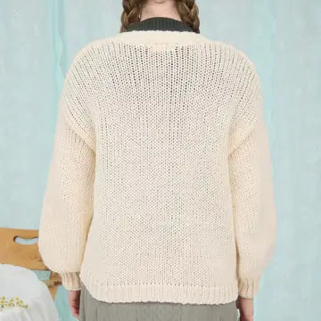 Embroidered Floral Knit Cardigan