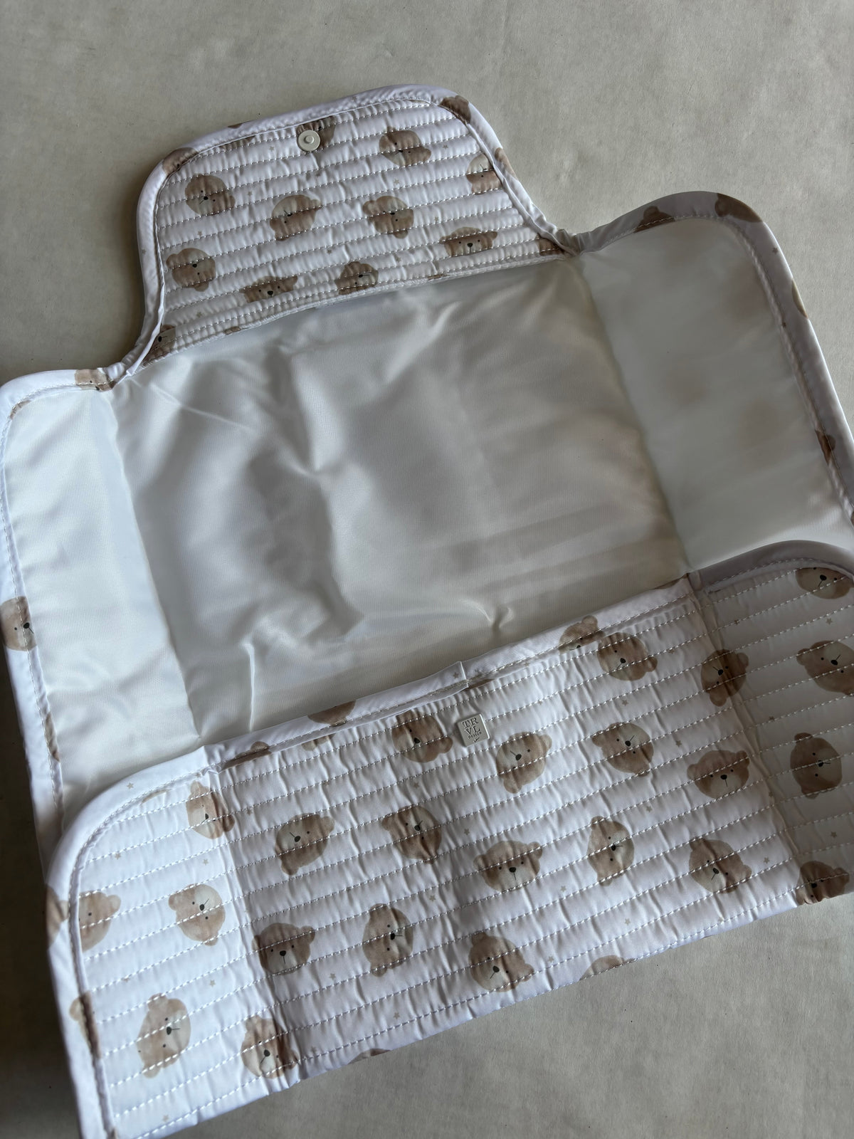 TRVL Quilted Changing Mat | Teddy Bear