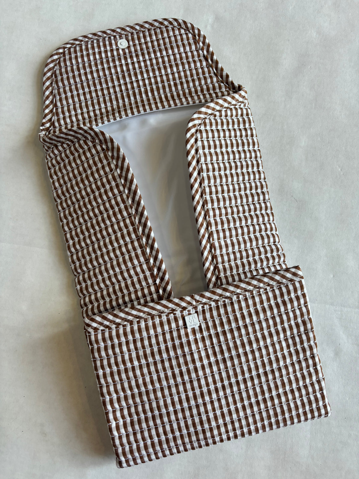 TRVL Quilted Changing Mat | Gingham Coco