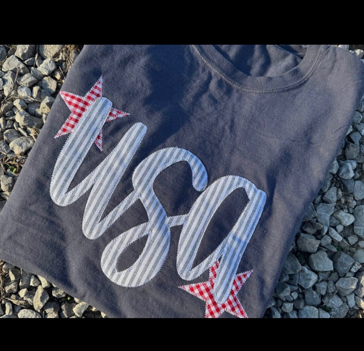 Patchwork USA Tee