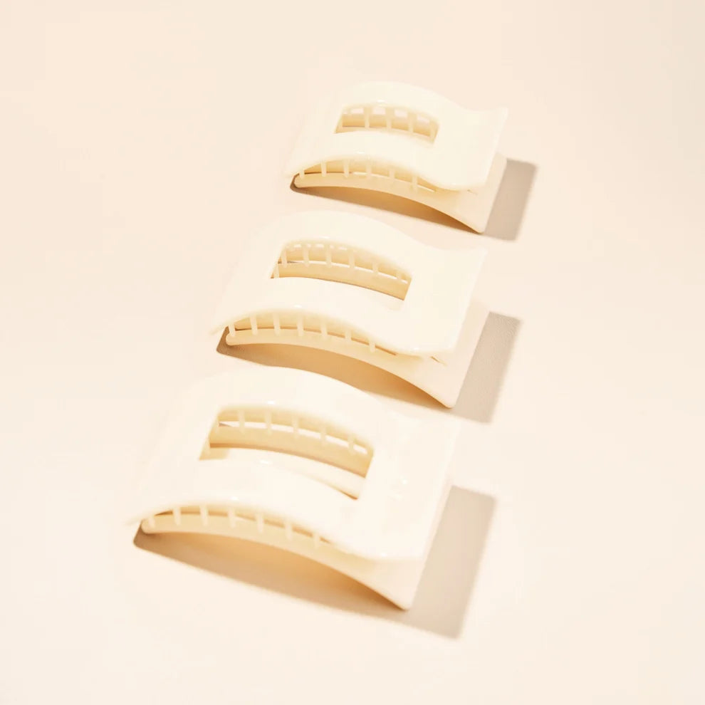 Teleties Medium Flat Rectangle Hair Clip