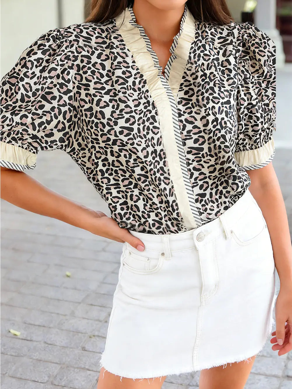 Wild Side Ruffled Blouse
