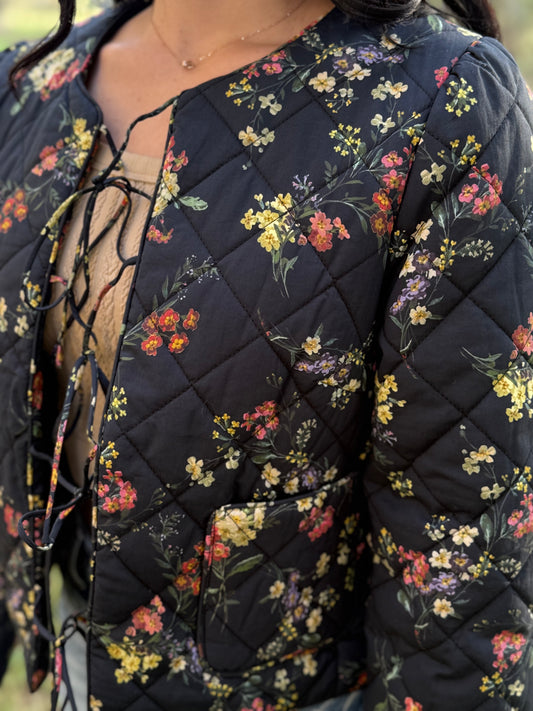 Birdsong Floral Puffer