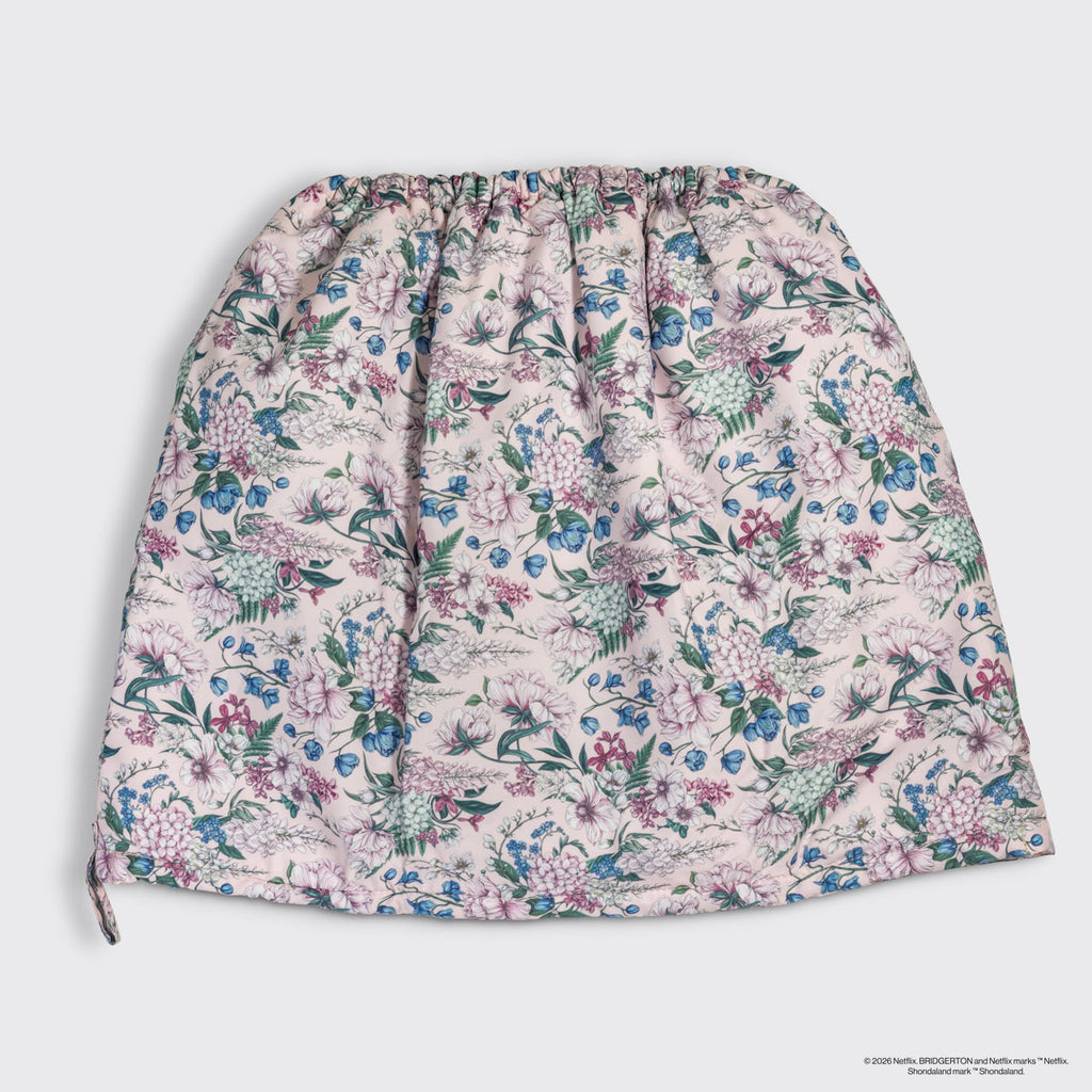 Kitsch Satin-Lined Shower Cap | Bridgerton Wisteria