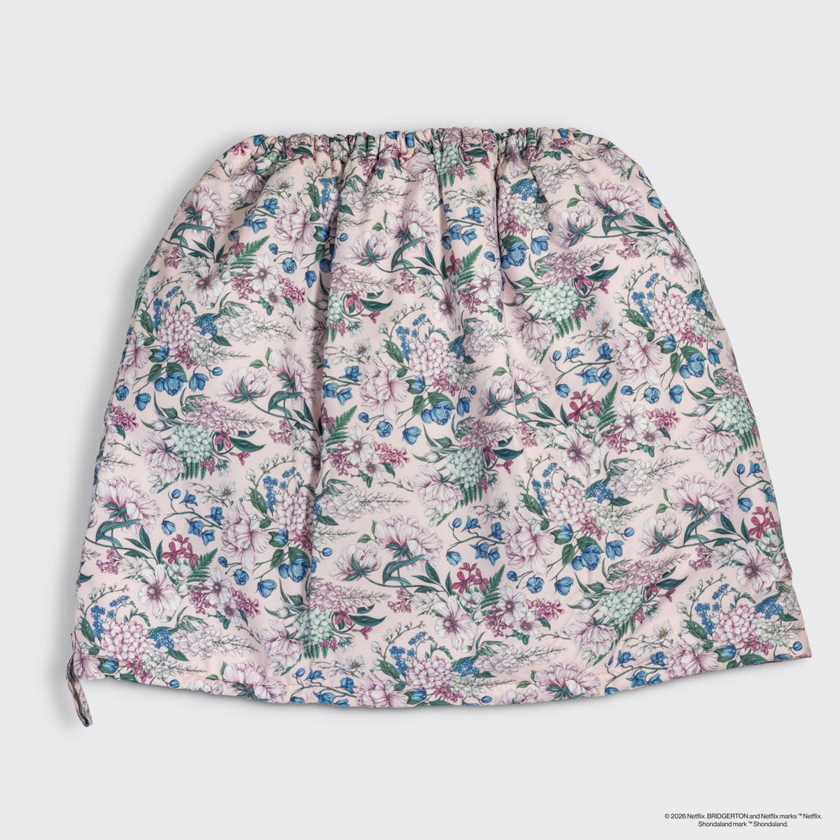 Kitsch Satin-Lined Shower Cap | Bridgerton Wisteria