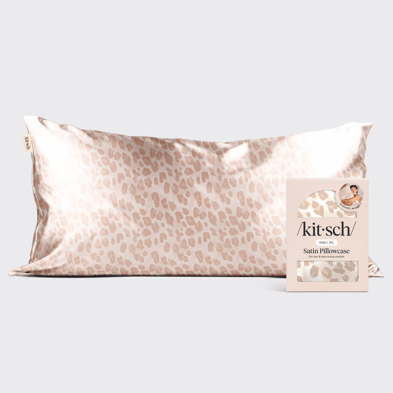 Kitsch King Satin Pillowcase | Leopard