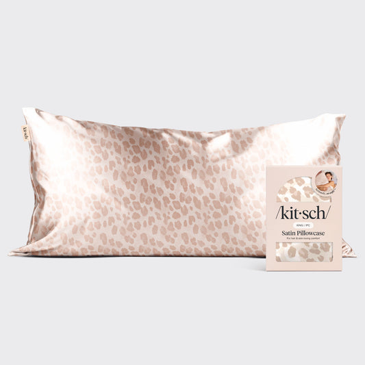 Kitsch King Satin Pillowcase | Leopard