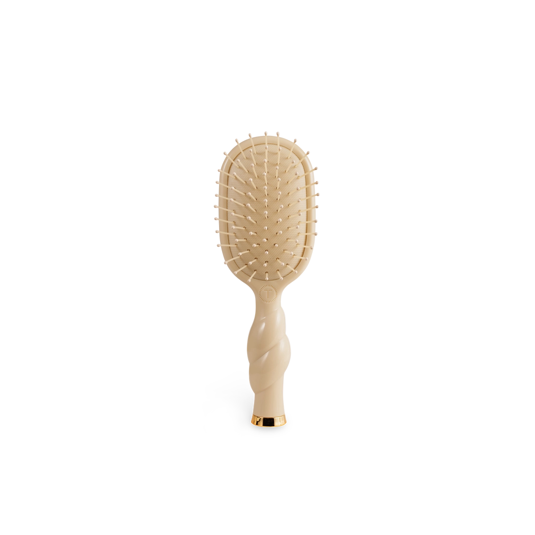 Teleties Mini Detangler Brush For Medium Hair | Tan