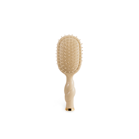 Teleties Mini Detangler Brush For Medium Hair | Tan