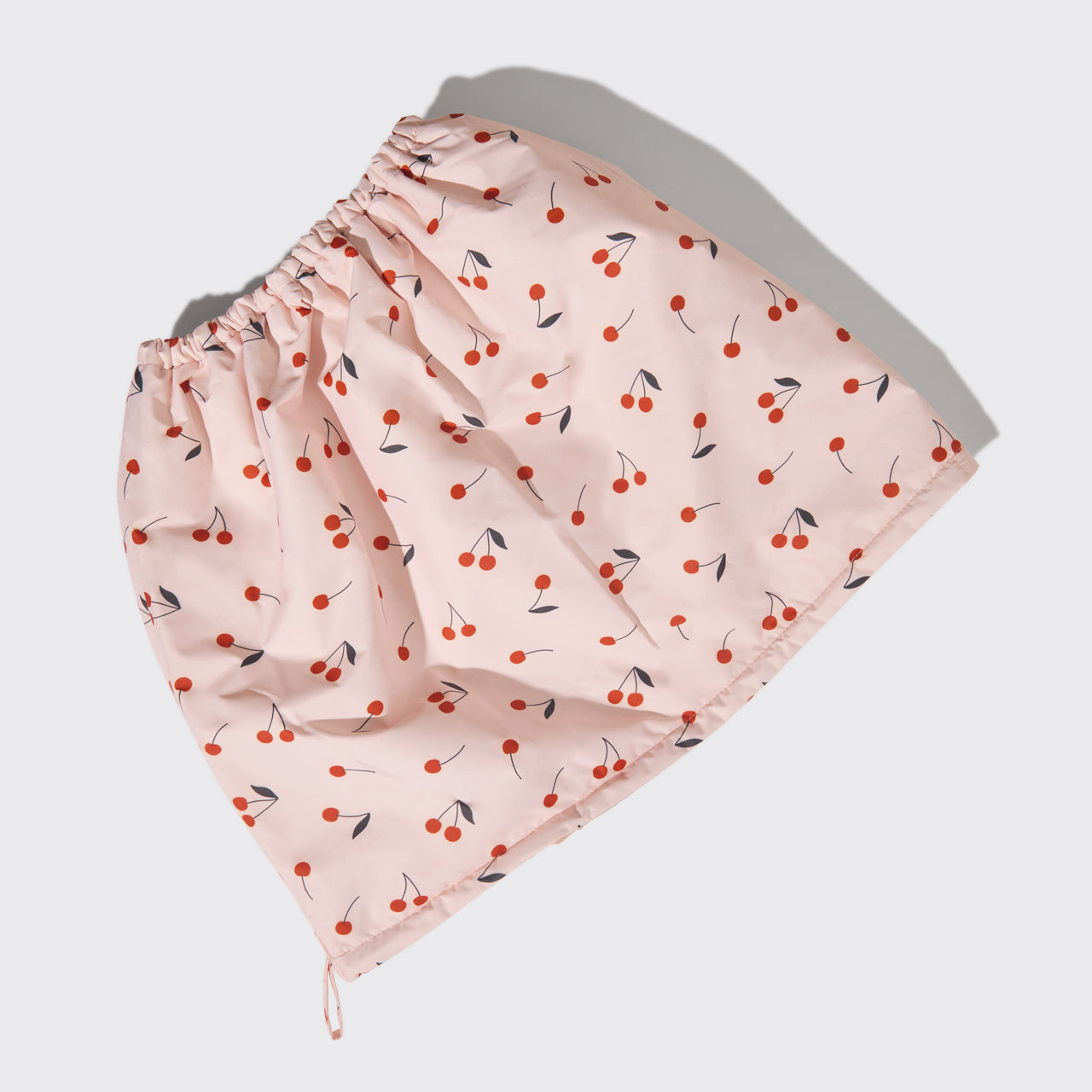 Kitsch Cherry Print Satin Shower Cap