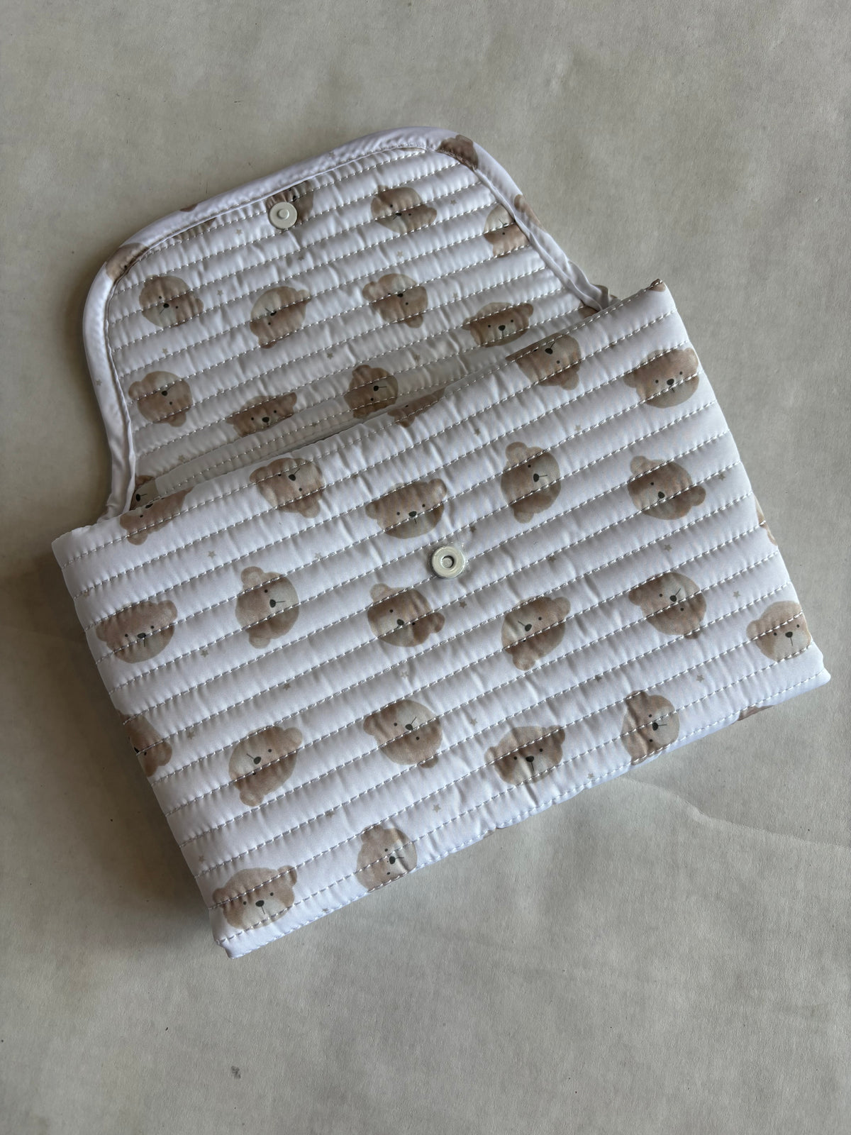 TRVL Quilted Changing Mat | Teddy Bear