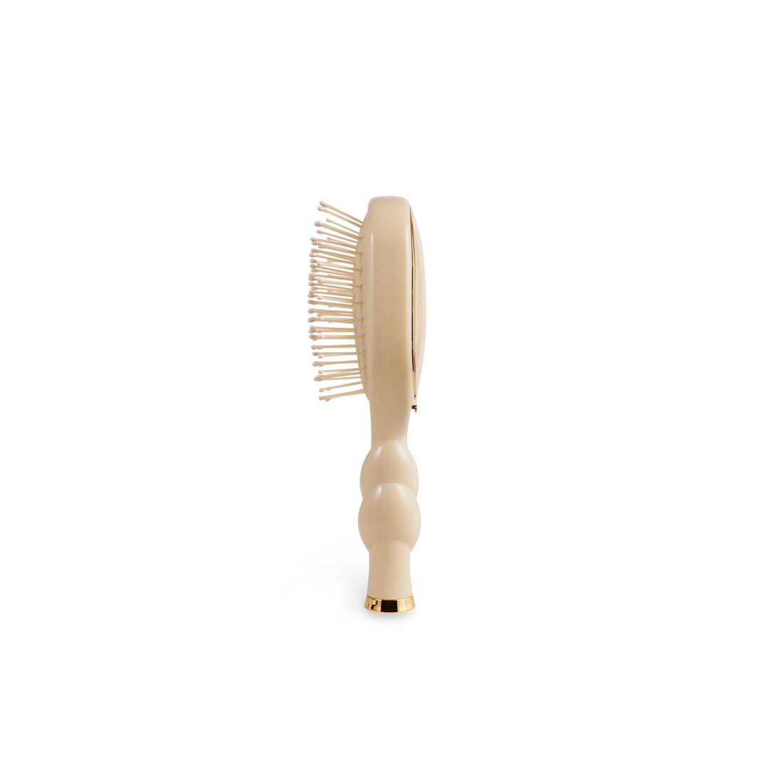 Teleties Mini Detangler Brush For Medium Hair | Tan
