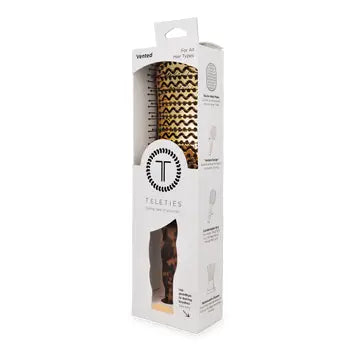 Teleties Vented Hair Brush | Tortoise